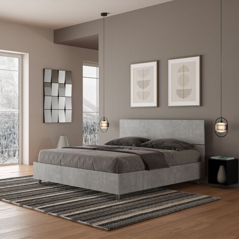 Demas Concrete grau Doppelbett 160x190cm