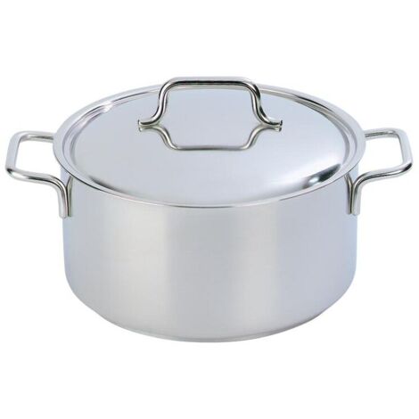 Demeyere - apollo casserole avec couvercle 22 cm 4 l - 44322