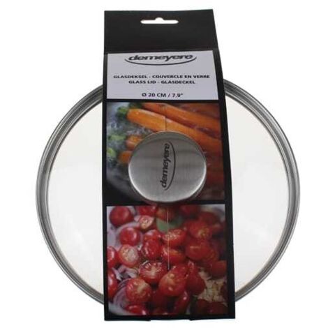 Demeyere Deckel, 20 cm rund Glas (40850-754-0)