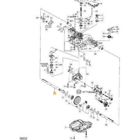 DEMI-AXE-R ORIGINAL STIGA - 1139-1345-01