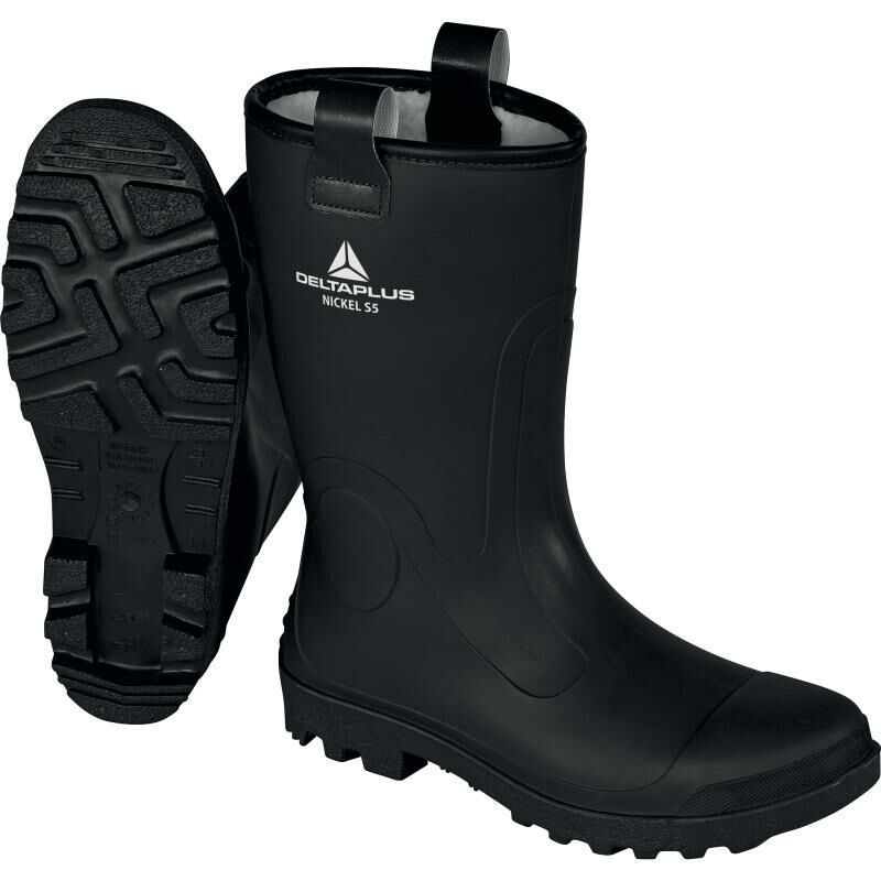 Delta Plus - Bottes de sécurité nickel S5 src, Mixte, t 45, noir ( Prix pour 1 )