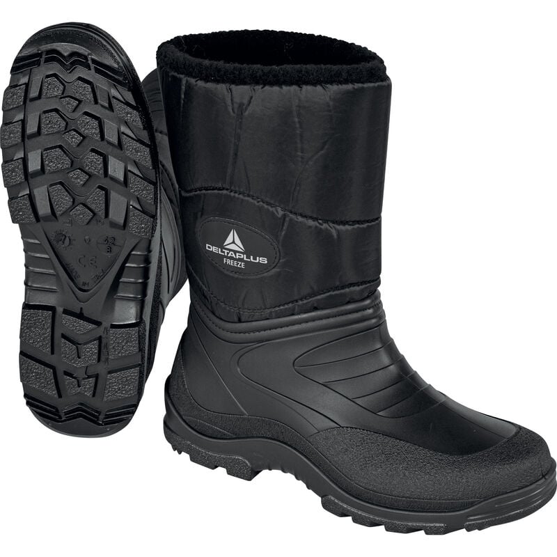 Delta Plus - demi-bottes fourree en pvc freeze noir FREEZNO0 48