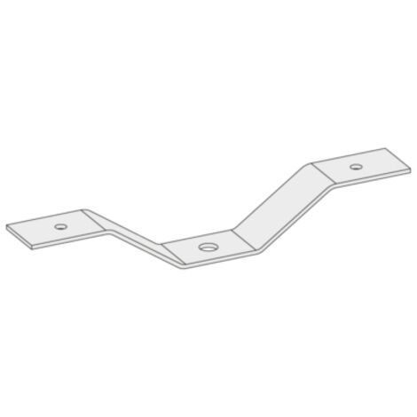 Demi collier AC22 pour dalle plafond - boîte de 100 - EUROCOUSTIC