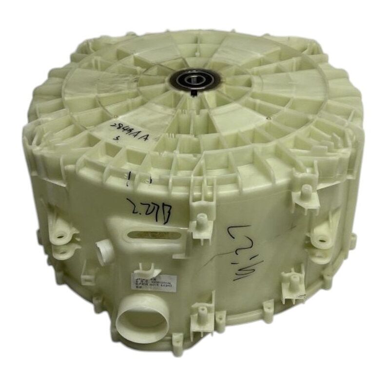 Haier - demi-cuve arriere + roulement pour lave linge 49049471