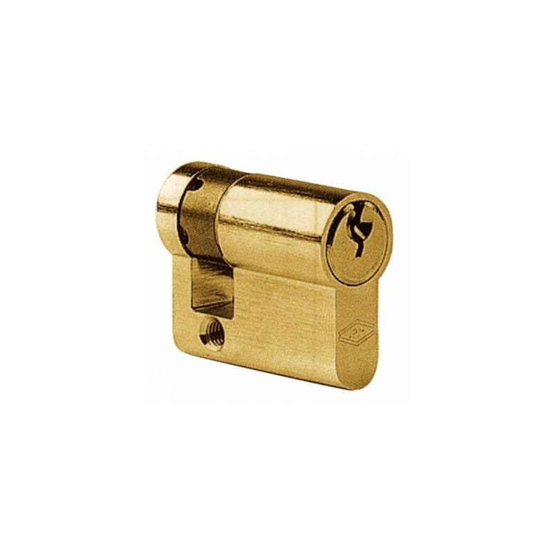 Demi-cylindre européen 10 x 30 mm cisa Jaune/Doré Sur numéro BY0347 n/a