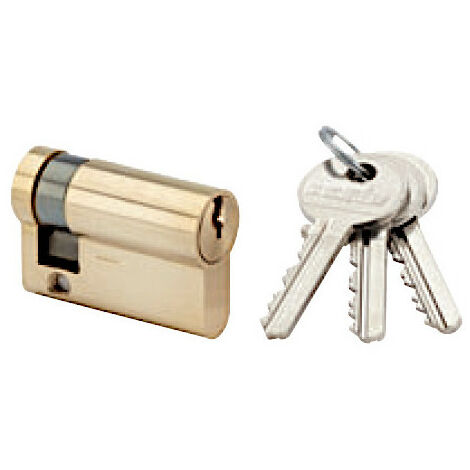 Demi cylindre finition laiton poli Laiton 10x30mm RONIS 1269