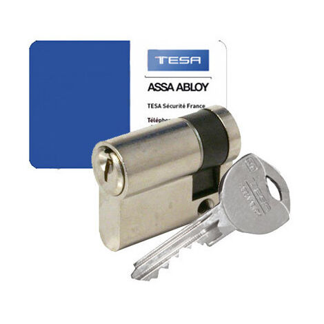 Demi-cylindre Nickelé TD5 - TESA Argent                N/A                                10 mm  30 mm                Nickelé                                              Demi-cylindre