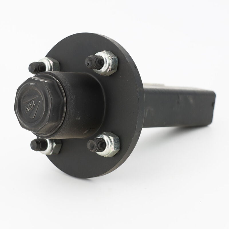 Demi essieu carré 40mm longueur 200mm 4 goujons