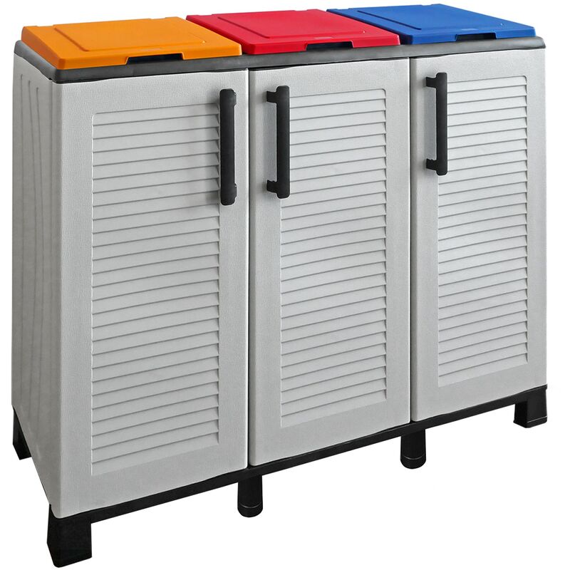 Artplast - Demi-hauteur du placard en ligne écologique, pratique pour tirer pleinement parti de l`espace, l 1020 x P370 x h 900 mm. - Terre cuite