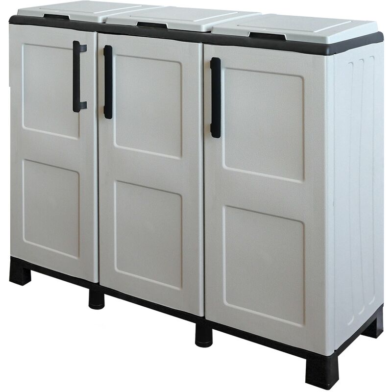 Artplast - Demi-hauteur du placard en ligne écologique, pratique pour tirer pleinement parti de l`espace, l 1020 x P370 x h 900 mm. - Terre cuite