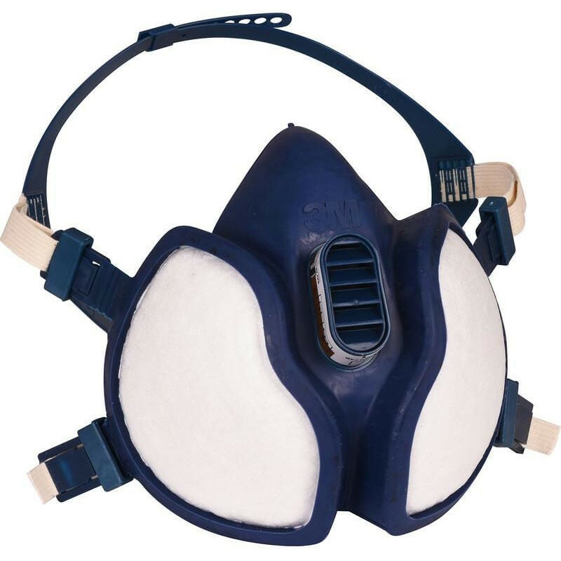 Demi-masque filtrant FFABEK1P3RD série 4000 3M 4279 - Bleu foncé - Taille unique