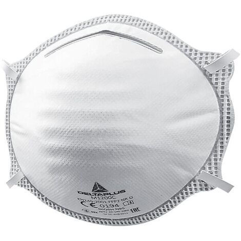 Demi-masque à poussière jetable M1200 C - FFP2 D boîte de 20 - DELTA PLUS