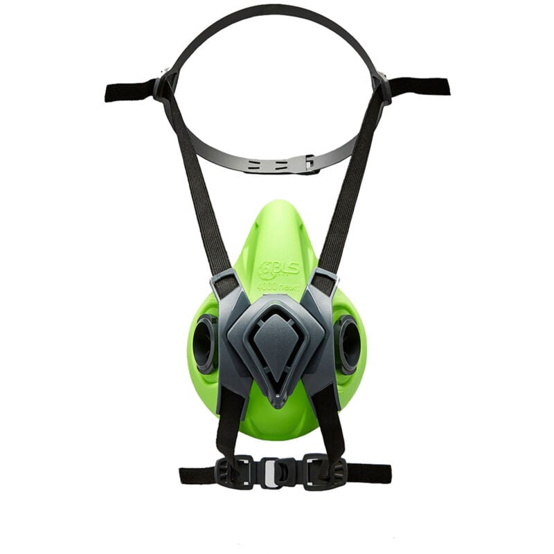 Masque réutilisable BLS série BLS 4000next Noir, Vert, taille S/M ( Prix pour 1 )