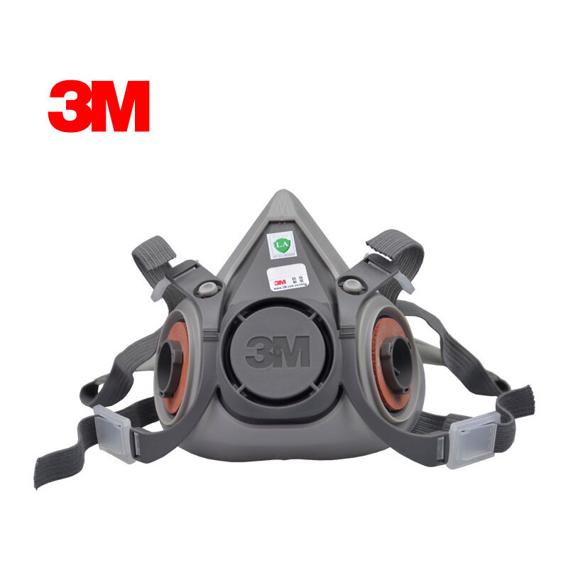 Demi-masque classique réutilisable 3M™ 6200, Certifié en sécurité- sans cartouches filtrantes