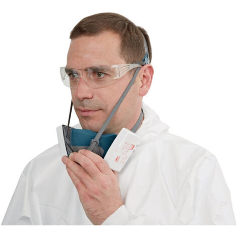 Demi-masque de protection respiratoire 6500QL-Série 6500 EN 140 sans filtre M 3M
