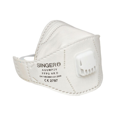 Demi-masque pliable FFP2 NR D Lot de 20 pièces - SINGER - AUUMP2V