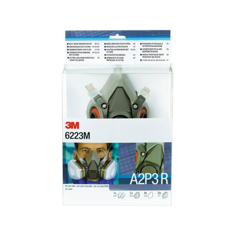 3M - Demi-masque réutilisable à filtre 622