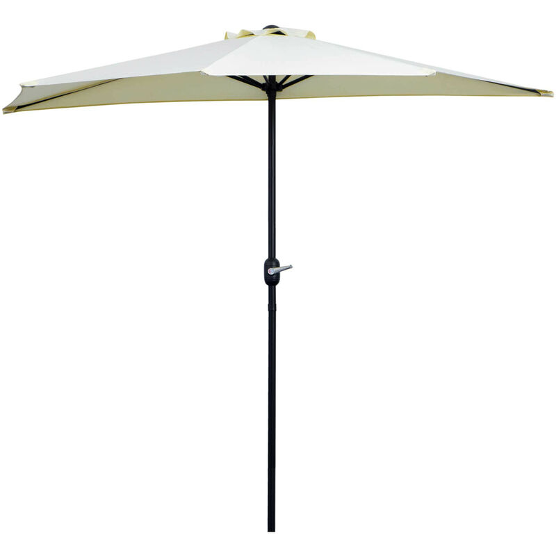 MH - Demi-parasol de balcon otto crème