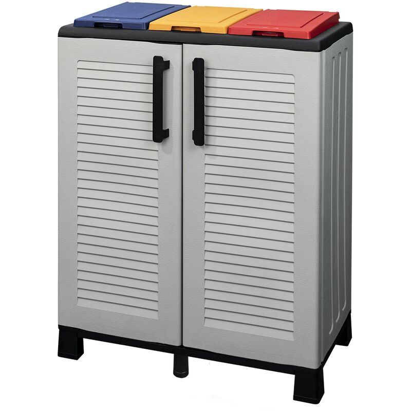 Artplast - Demi-penderie en polypropylène de l`éco, ligne pratique pour tirer pleinement parti de l`espace, l 680 x P370 x h 900 mm. - Anthracite
