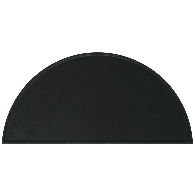 Patton - Demi plaque de cuisson en fonte réversible de 46,5 x 23 cm