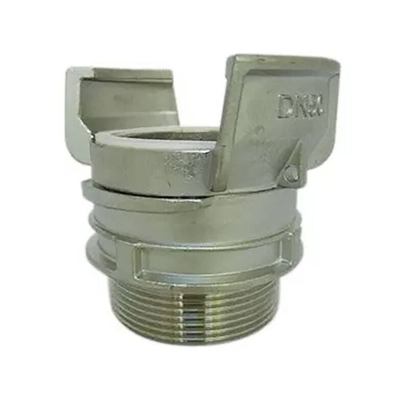 Demi raccord symétrique Guillemin, pompier, à verrou à douille filetée mâle en inox dn 50 x 2'' bsp