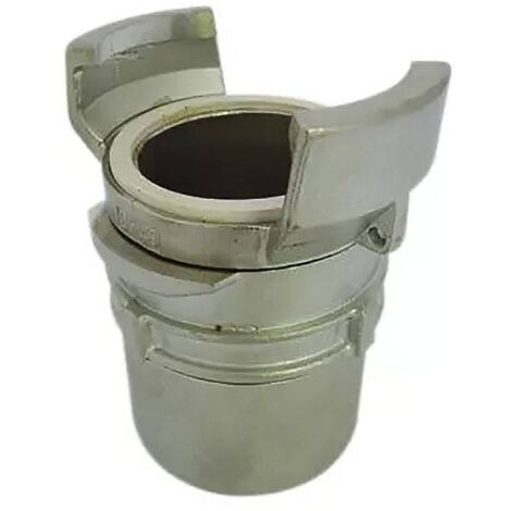 Demi raccord symétrique Guillemin, pompier, à verrou à douille filetée femelle en inox DN 100 x 4'' BSP