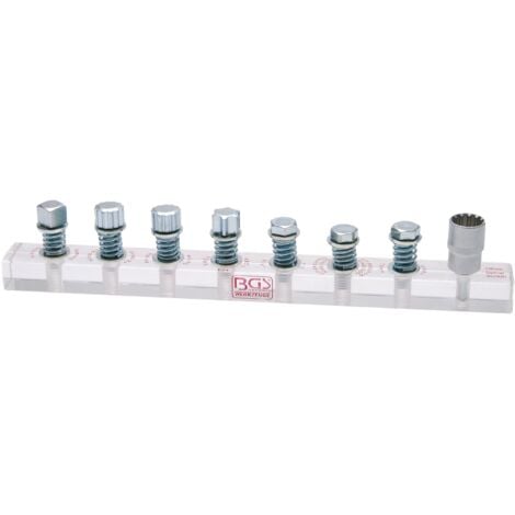 Demo-Block  für Gear Lock Einsätze