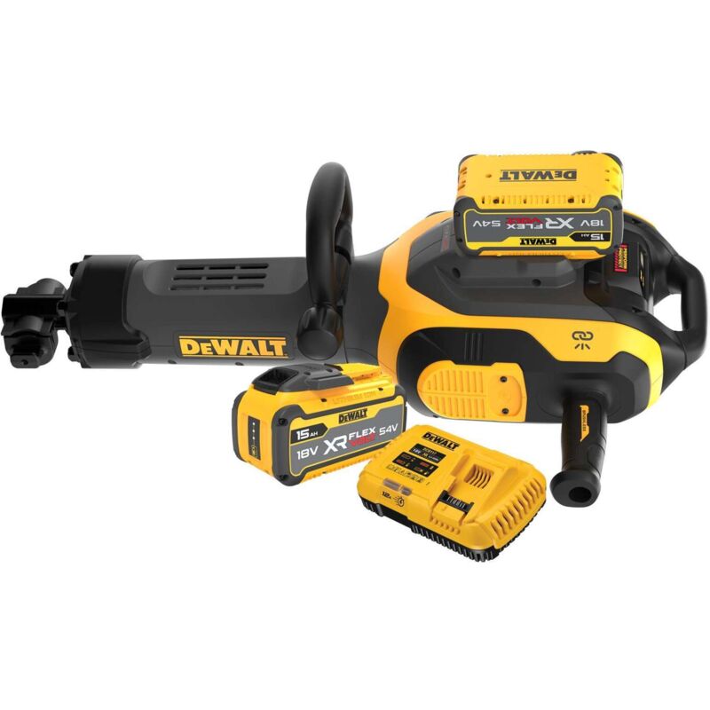 Dewalt - Démolisseur Flexvolt 54V avec 2 batteries 54V 15 Ah - chargeur - DCH966Z2-QW