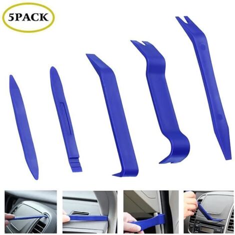 Demontage Garniture Auto, 5 PCS Outil Demontage Garniture Voiture Universal Outil Démontage Installation Audio Garniture Intérieure.