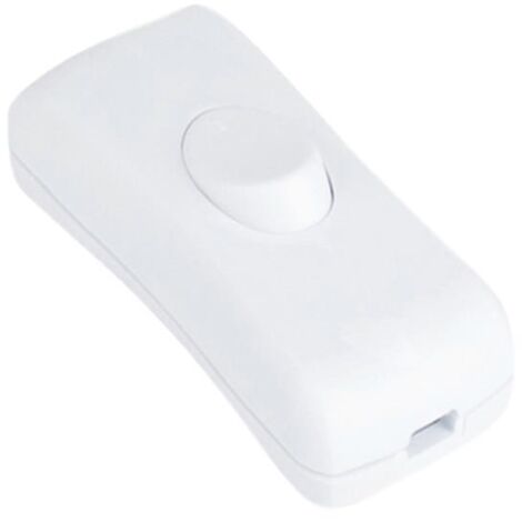 Dencon 2A Inline Switch for Table Lamps - White