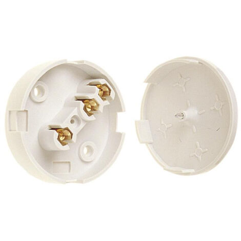 Dencon 3 Terminal Junction Box 30A - Durable White Design