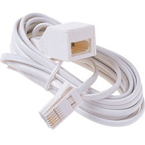 Dencon 5m Telephone Extension Lead for BT Sockets