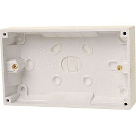 Dencon 8900NB Pattress Box 2-Gang 28/32mm DCN8900NB