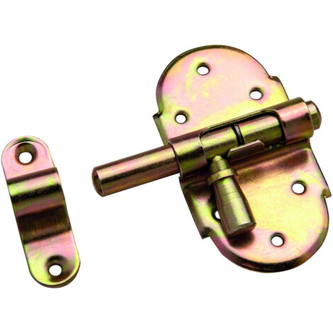 DENI Grendelriegel mit Schlaufe 1706,B69xL35mm silber, galv. verzinkt