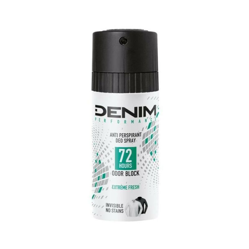 Image of Denim Deodorante Spray Odor Block Extreme Fresh In Formato Da 150 Ml