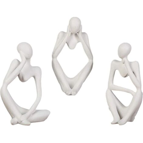 Denkerstatue – Harzfiguren, abstrakte Denkerfiguren