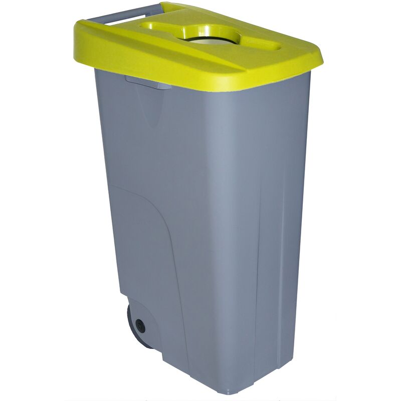 Conteneur Recyclage, 110 l, Jaune - Yellow