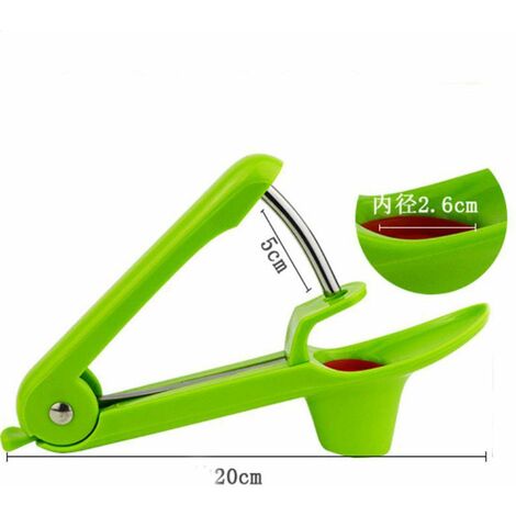 Dénoyauteur Cerise Outil Denuclear Cherry Cerise à la bienveillance Créatif Cuisine Cerise carottier Corer Pitter Extracteur de Cuisine Tool (Noir)
