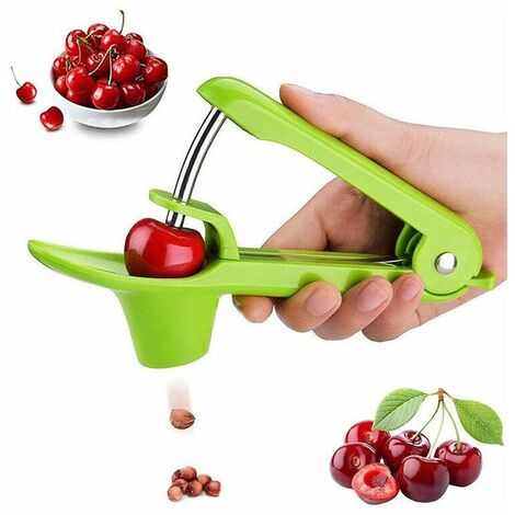 Dénoyauteur de cerises, dénoyauteur de noyaux de cerises, dénoyauteur d'olives, dénoyauteur de cerises, dénoyauteur avec fermeture peu encombrante, dénoyauteur multifonctionnel de noyaux de fruits pou