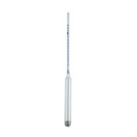 Densimètre cidromètre pour mesurer alcool 0-13% vol – Plage de mesure 1000 à 1100 – Outil pour amateurs de cidre et vin – Duhallé