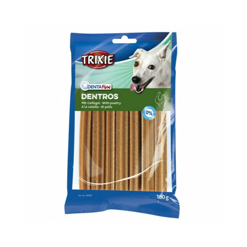 Snacks à la volaille Dentros pour chiens Denta Fun