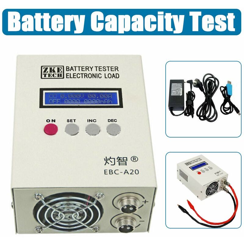 Senderpick - Testeur de capacité de batterie EBC-A20 multifonction Li-Po 5 a Charge 20 a Décharge 85 w