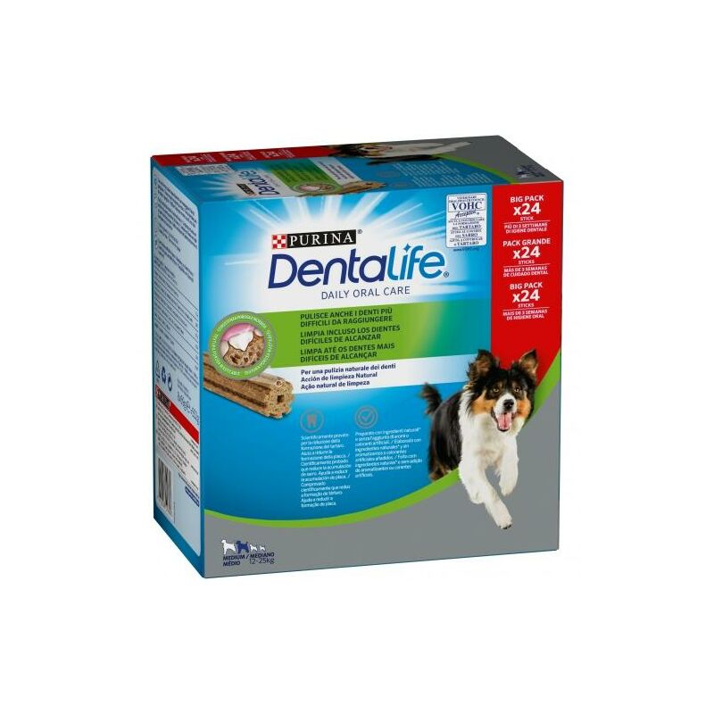 

Snack dental perro mediano 24 sticks - Dentalife