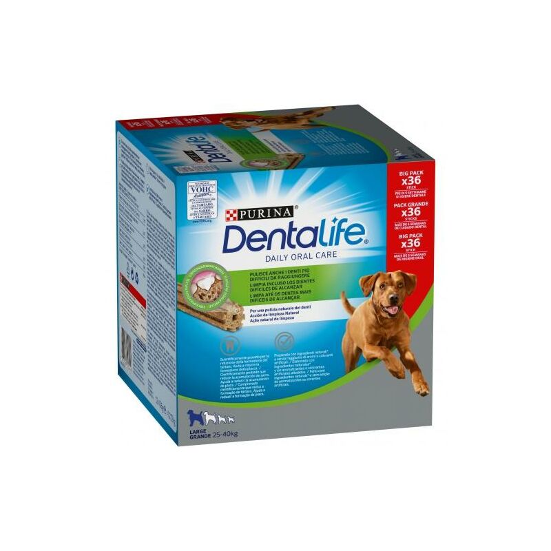 

Snack dental perro grande 36 sticks - Dentalife