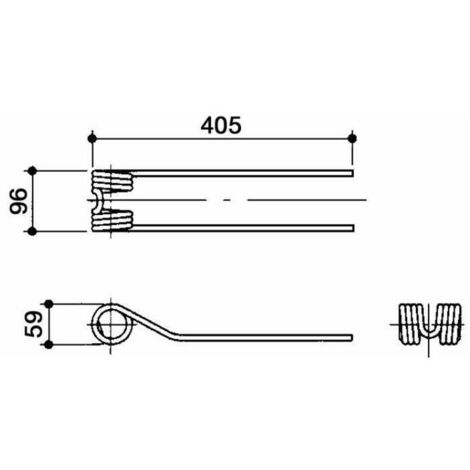 Dente Girello L 405 W 96 Slam Filo 9