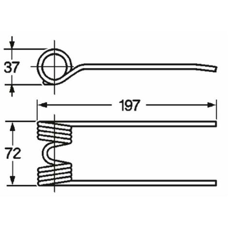 Dente pick-up adattabile Ama TN293 filo 4,5