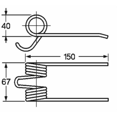 Dente pick-up adattabile Gallignani 8876437 filo 5
