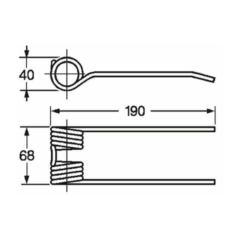 Image of Dente rotopressa adattabile Claas ref. 9034502 e 9182380 60752