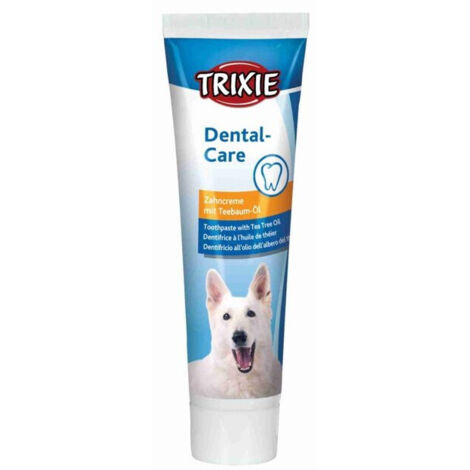 Dentifricio per cani Trixie con olio dell'albero del tè