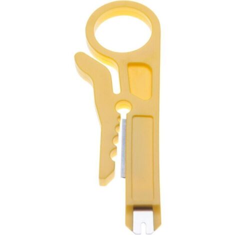 Denudeur Cable RJ45 Electrique par Dénude Câbles / 110 Style Punch Down Outil IDC pour LAN IDC RJ11 Cat5 Cat6 Audio et Video Couteau à Dégainer Fil Isolation